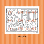 Digital Download | Halloween Coloring | Set of 2