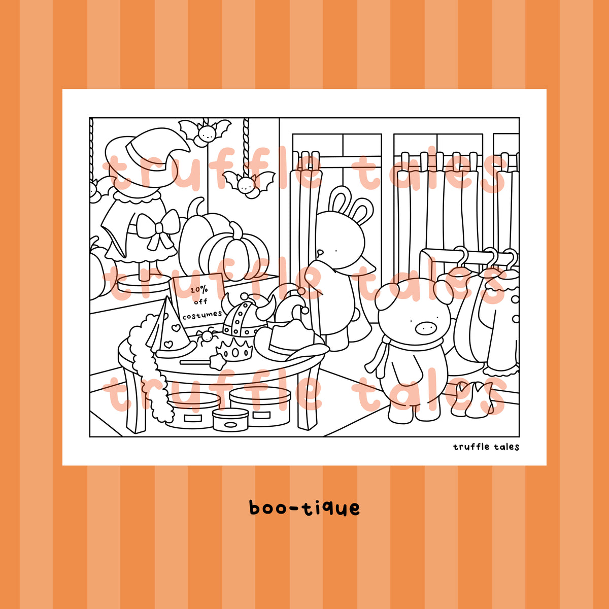 Digital Download | Halloween Coloring | Set of 2