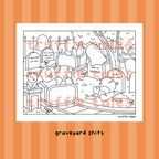 Digital Download | Halloween Coloring | Set of 2