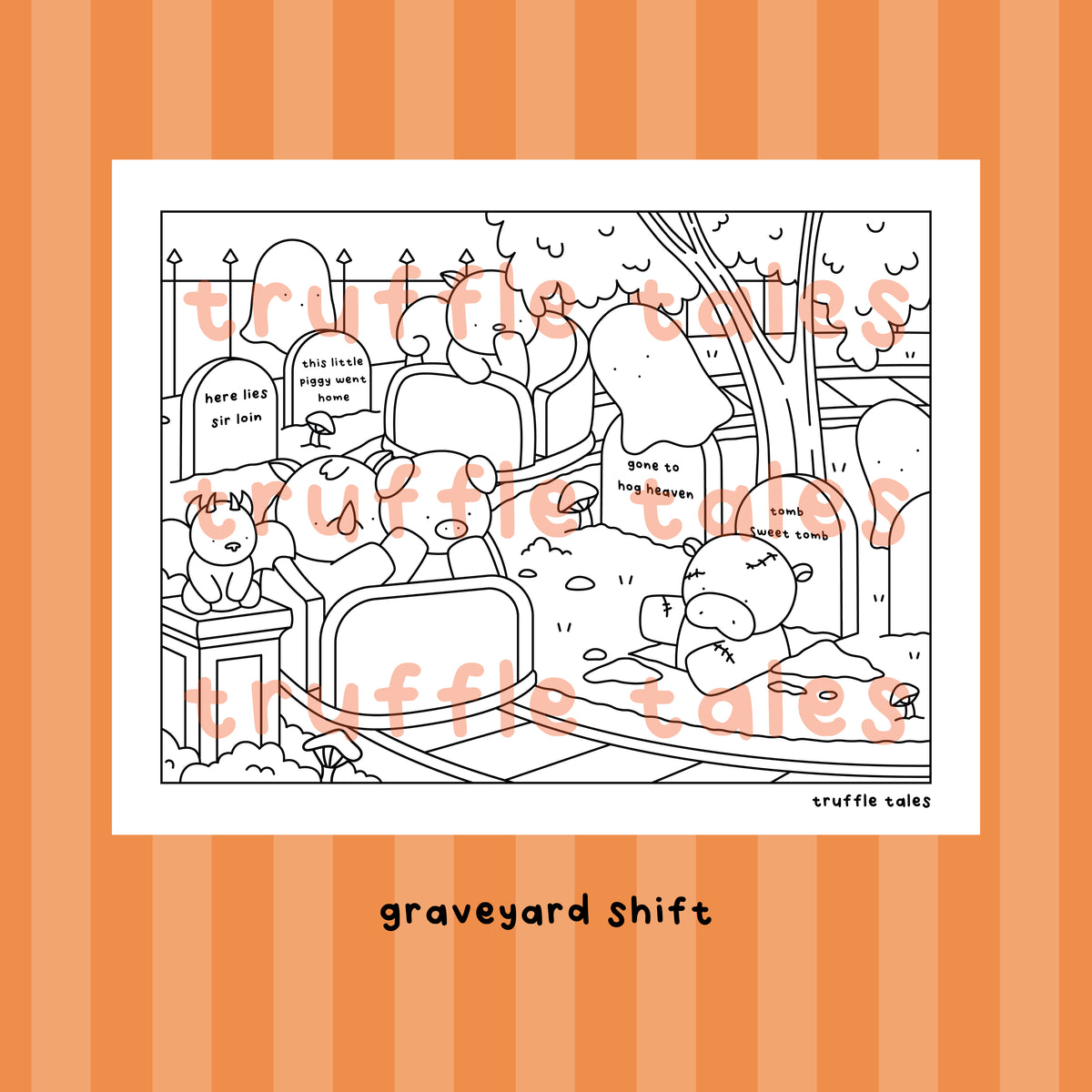 Digital Download | Halloween Coloring | Set of 2