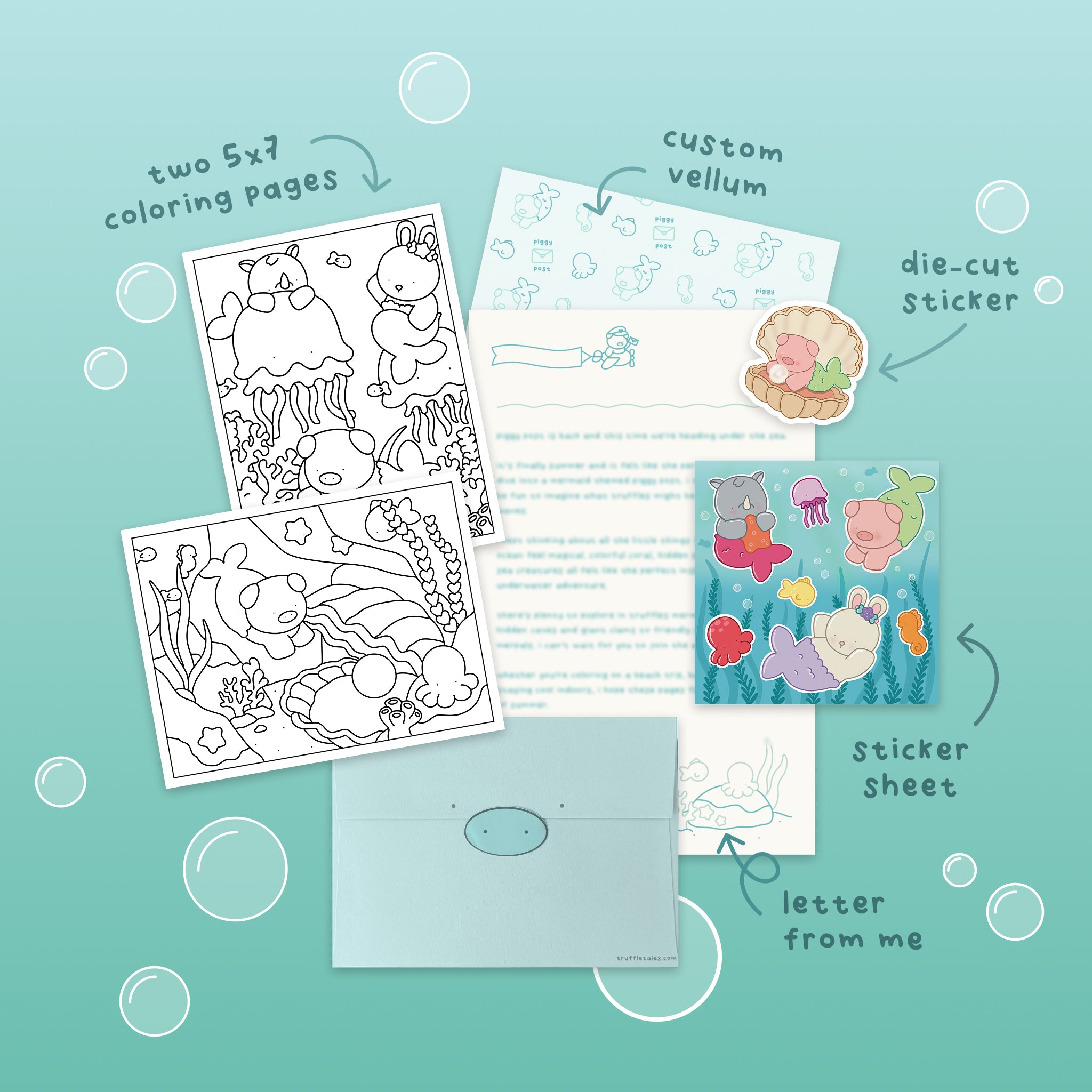 Mermaid Piggy Post