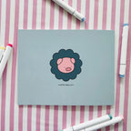 Coloring book backside.