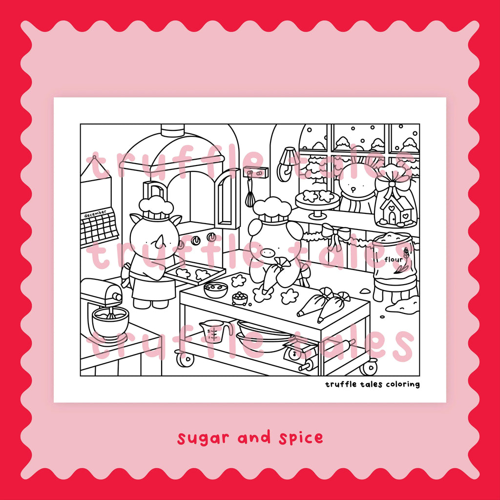Digital Download | Holiday Coloring | Set of 3
