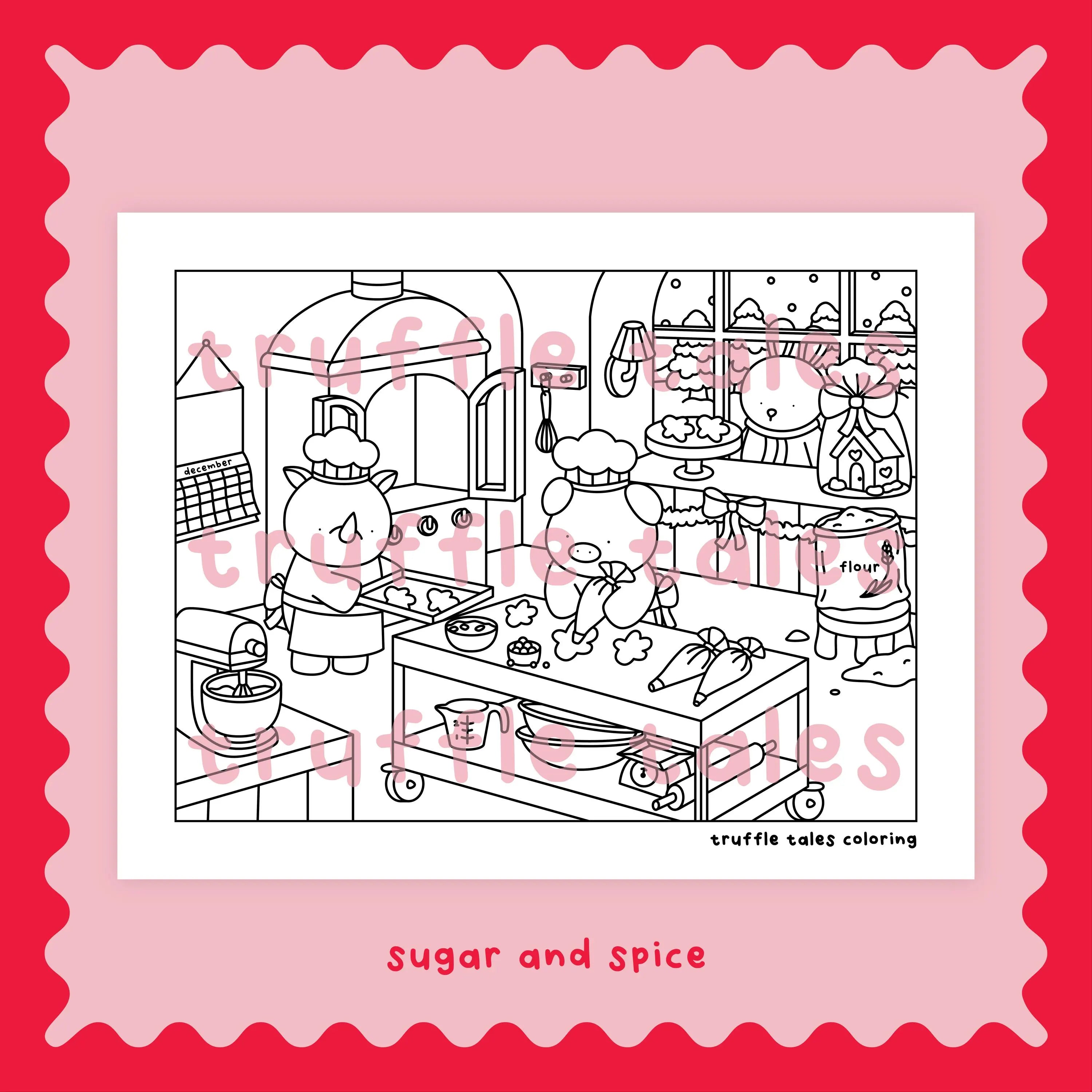 Digital Download | Holiday Coloring | Set of 3