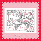 Digital Download | Holiday Coloring | Set of 3